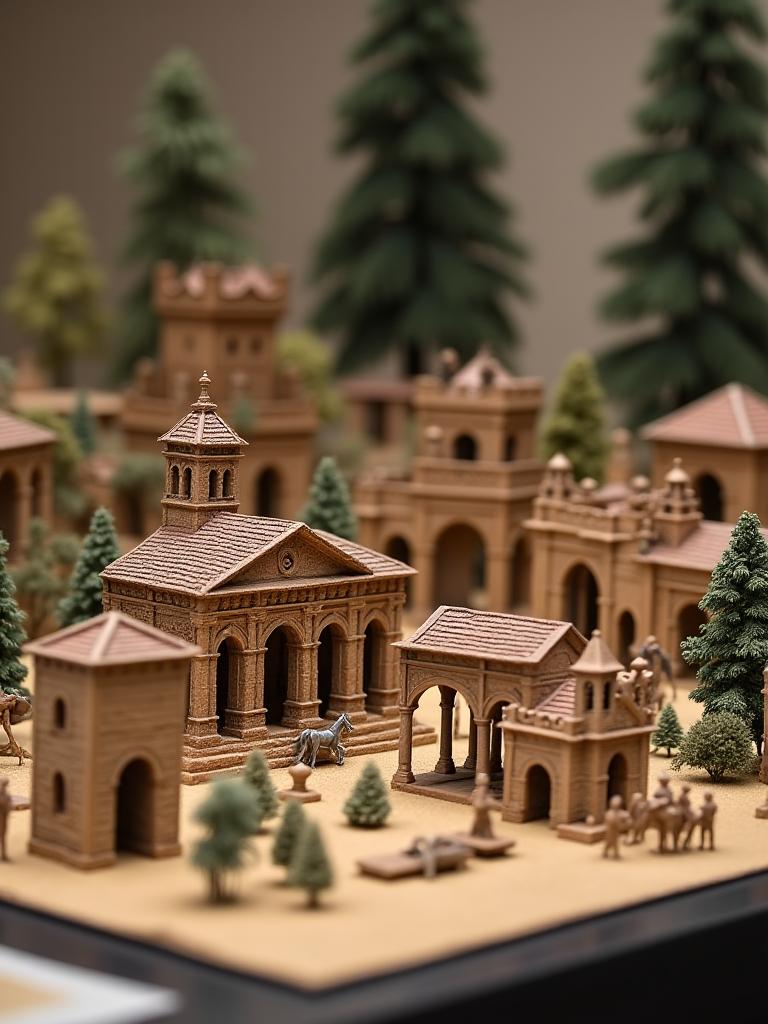 Modelos miniatura del patrimonio histórico colombiano